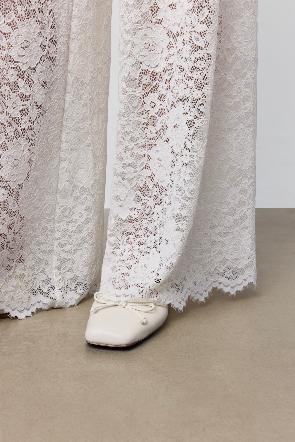 Lace Lounge Pant Pearl