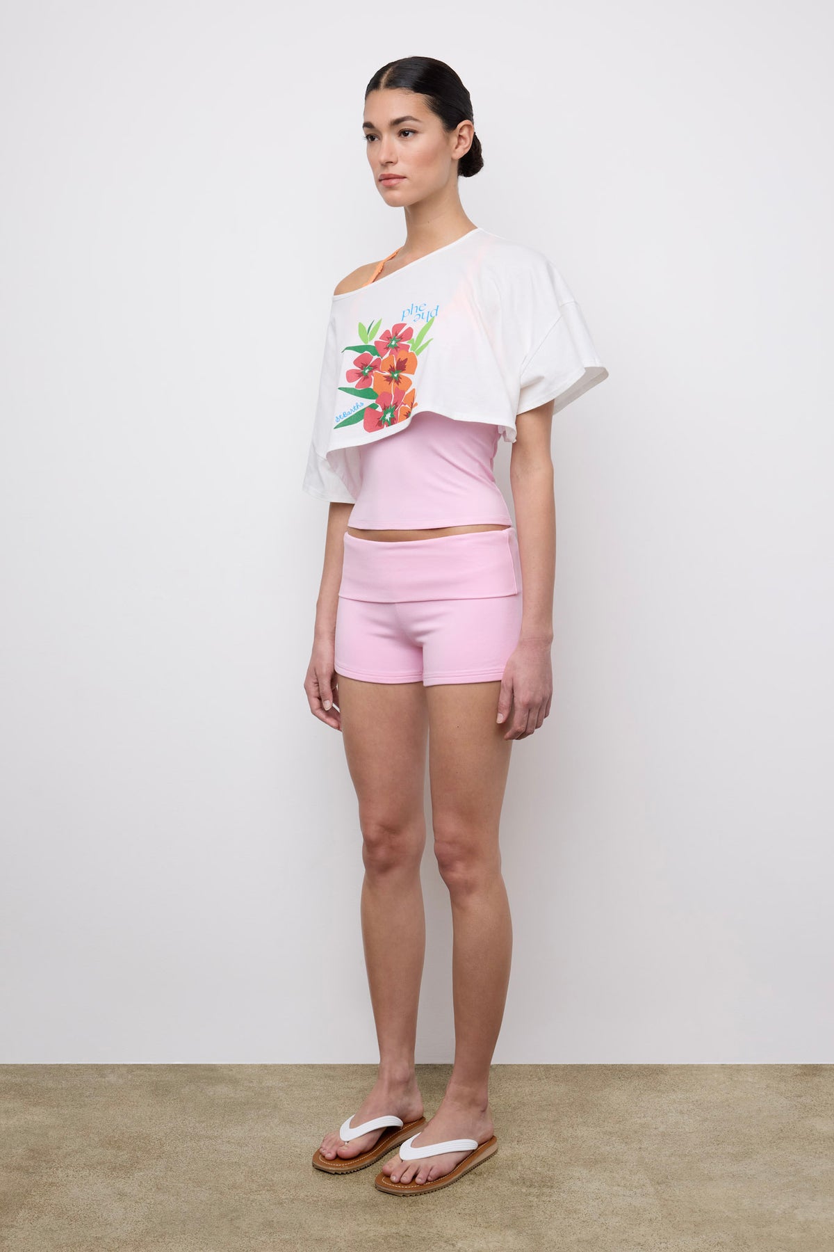 St. Barths Tee Coconut / Multi