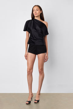 Asymmetrical Top Black
