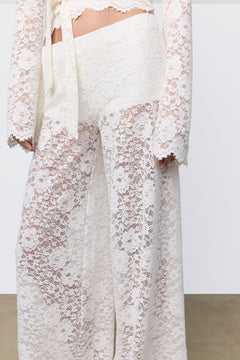 Lace Lounge Pant Pearl