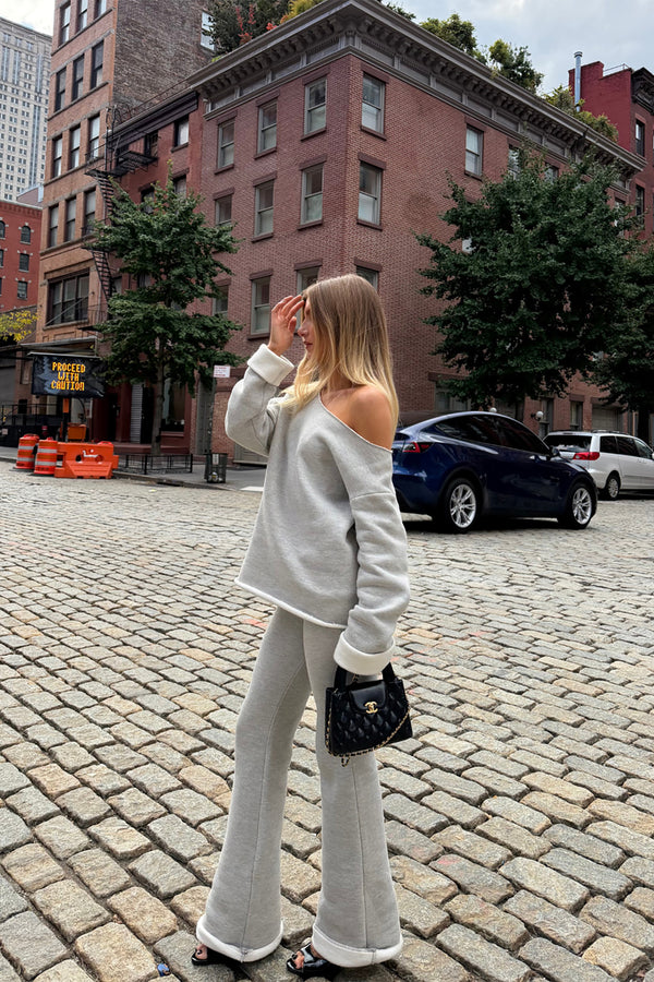 90's Pant Light Heather Grey