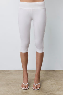 Braided Capri Pant Whipped Cream