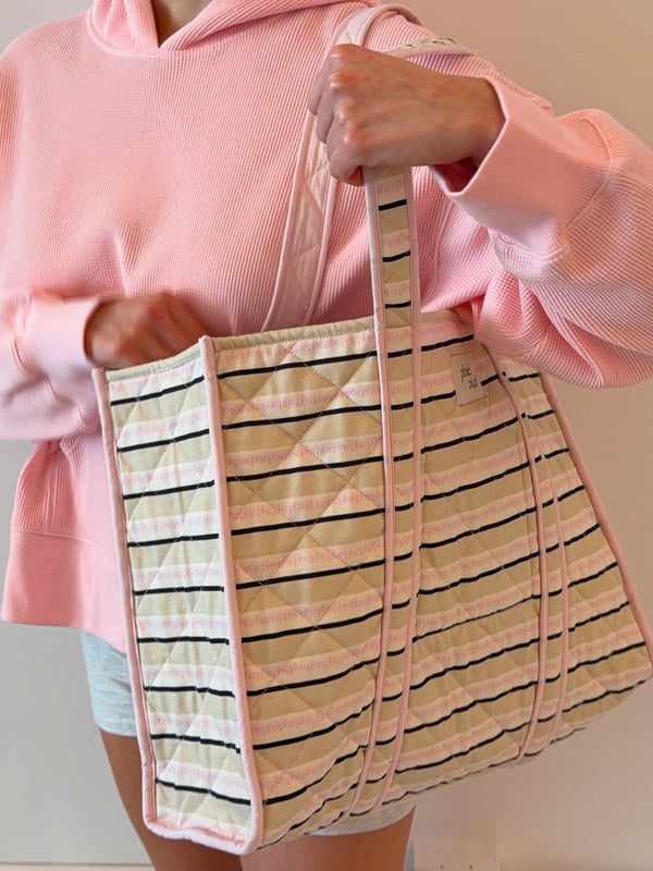 Everyday Tote Sweetheart Stripe