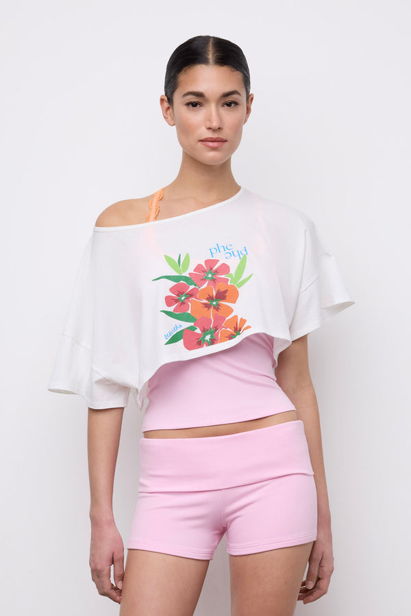 St. Barths Tee Coconut / Multi
