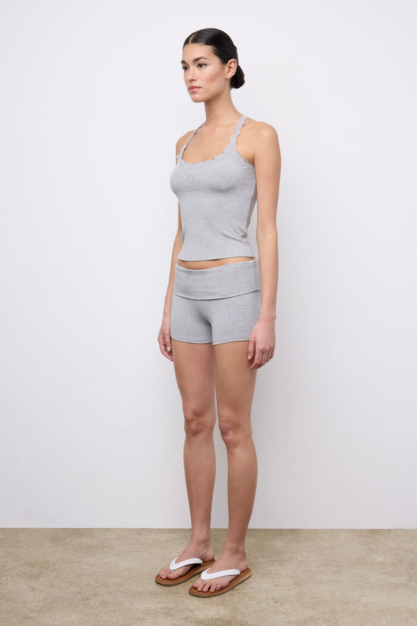 It-Girl Short Light Heather Grey