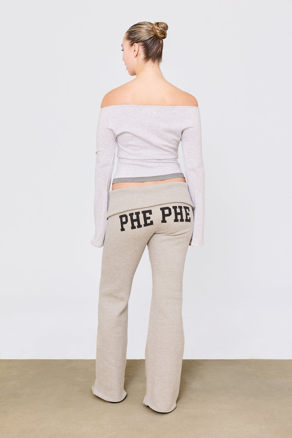 90's Icon Pant Light Heather Grey / Black