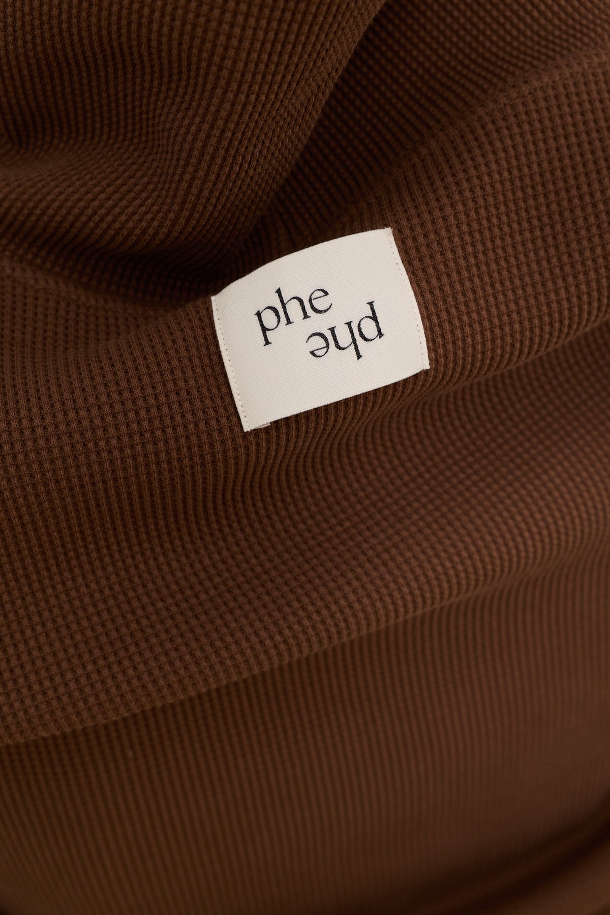 Waffle Pullover Chocolate