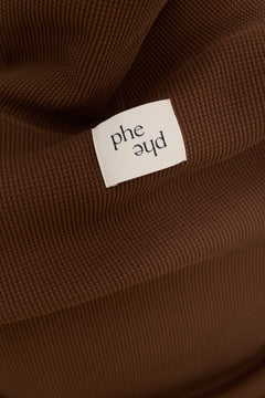 Waffle Pullover Chocolate