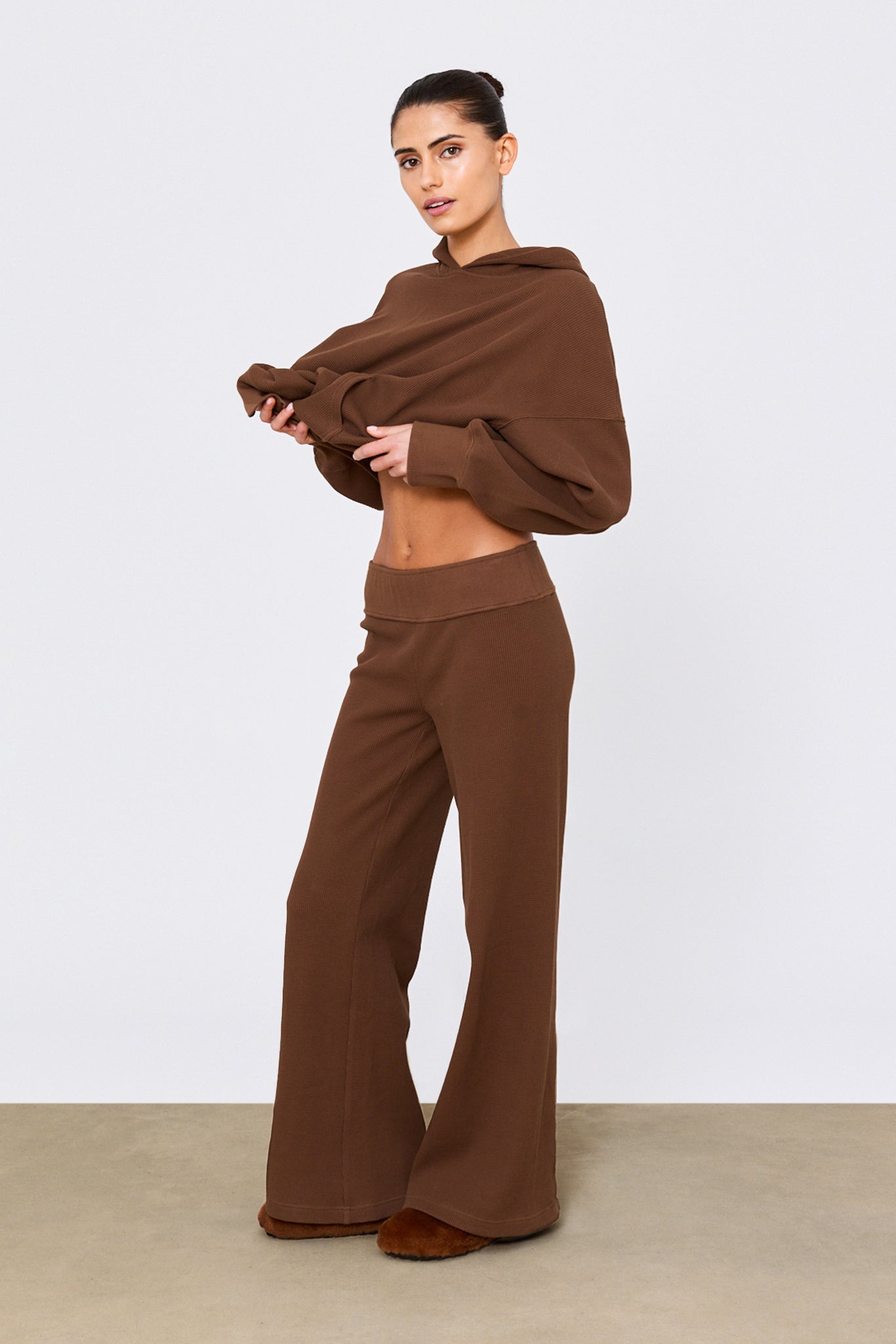 Waffle Pant Chocolate – phe phe