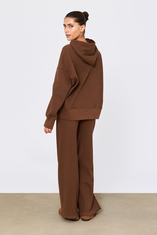 Waffle Pullover Chocolate