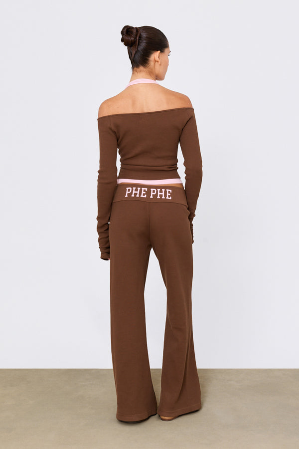 Waffle Pant Chocolate