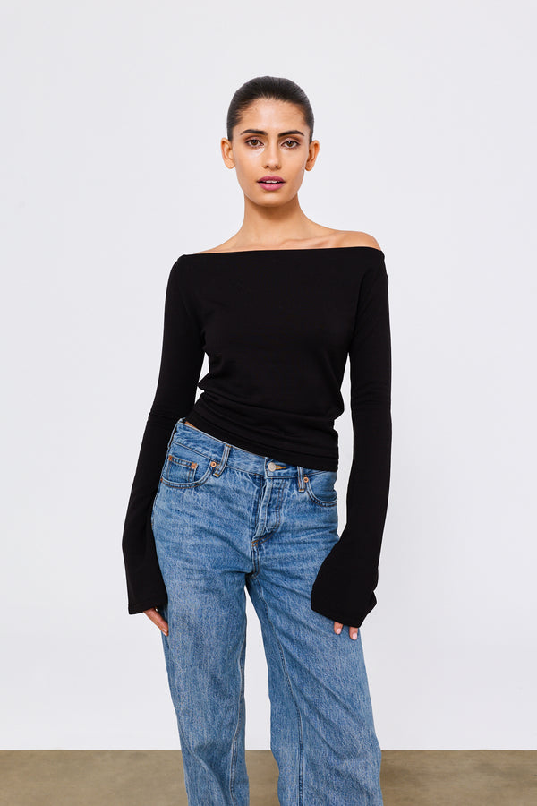 Ellette Top Black