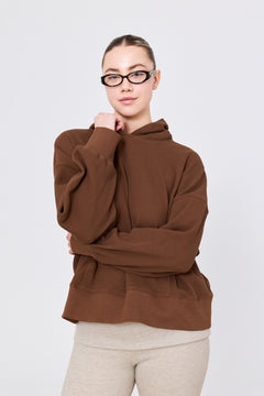 Waffle Pullover Chocolate