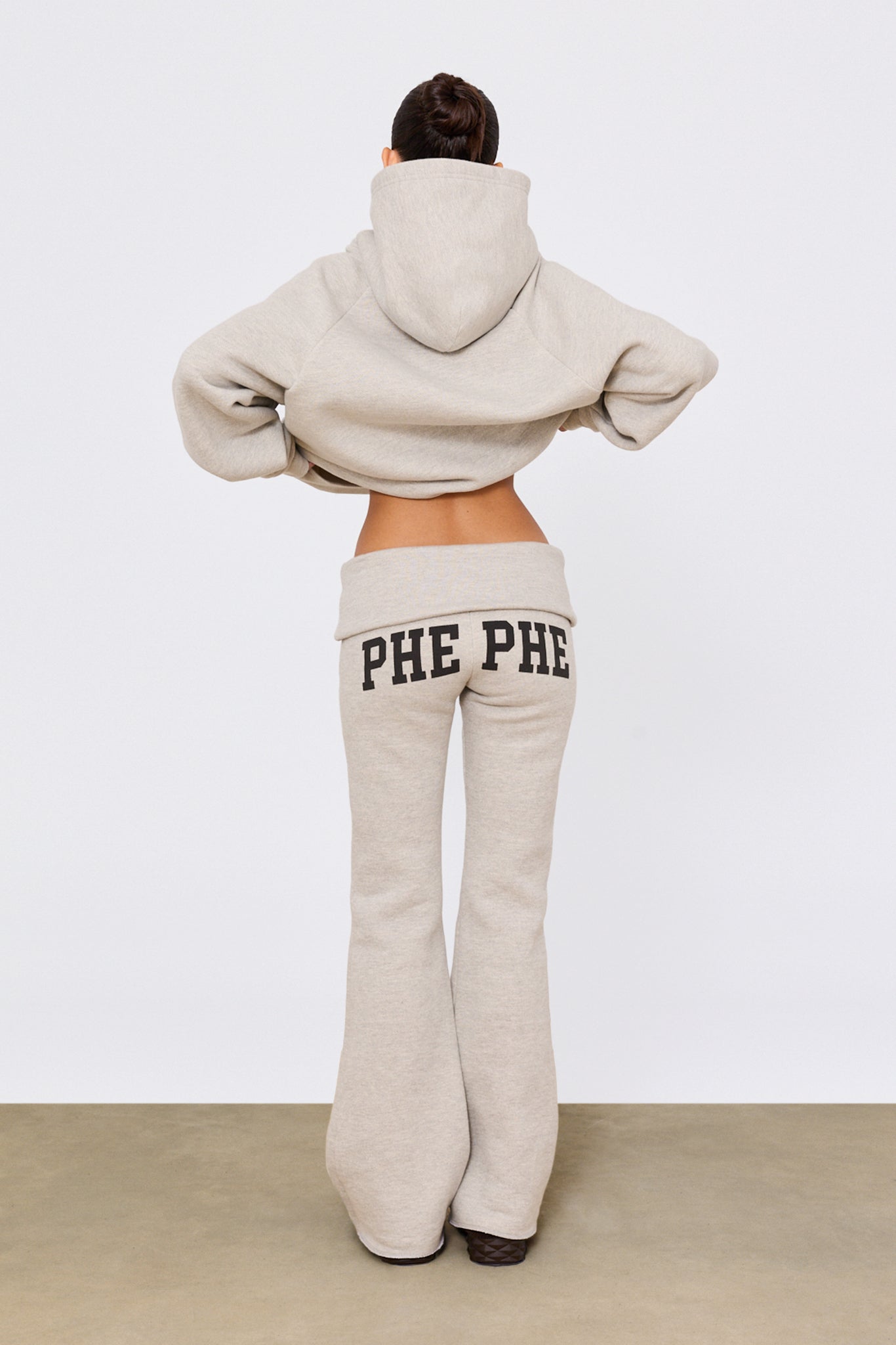 90's Icon Pant Light Heather Grey / Black – phe phe
