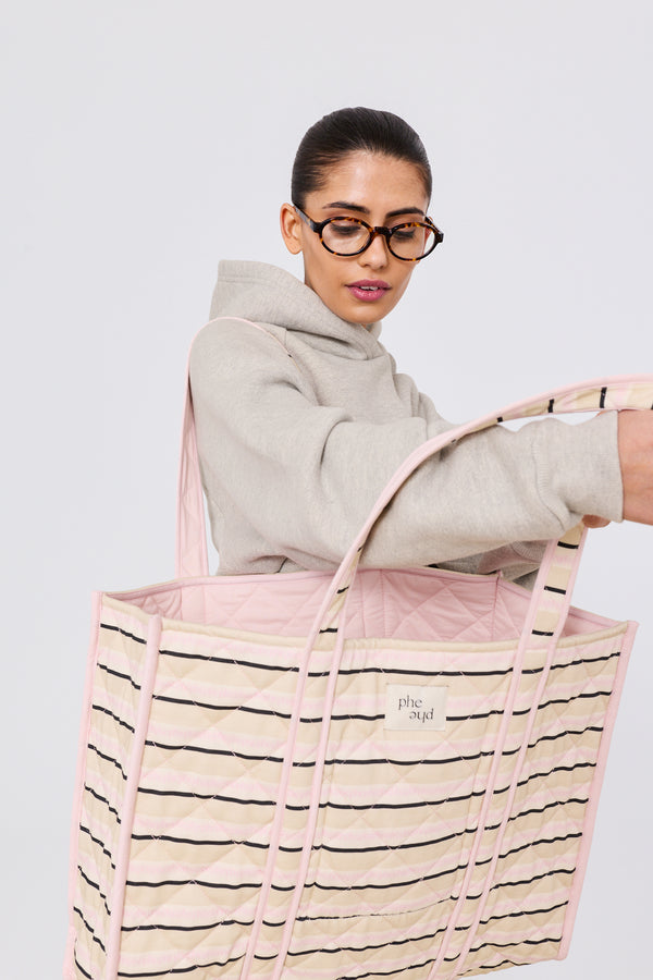 Everyday Tote Sweetheart Stripe