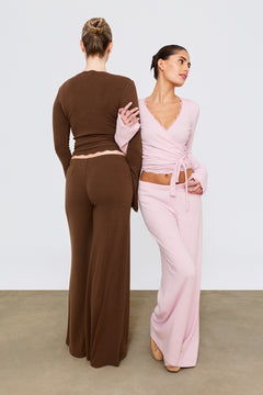 Wrap Top Baby Pink