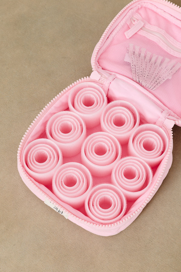 Hair Roller Set Bubblegum Pink