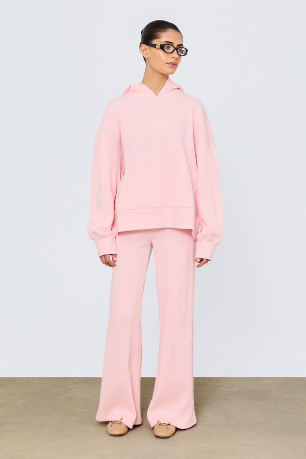 Waffle Pullover Sweetheart Pink