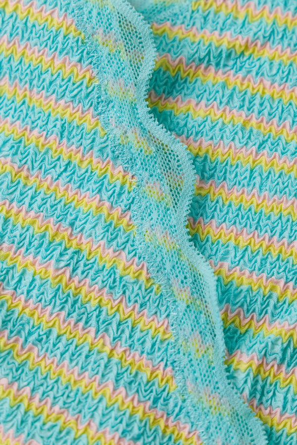 Villa Wrap Top Sunrise Stripe