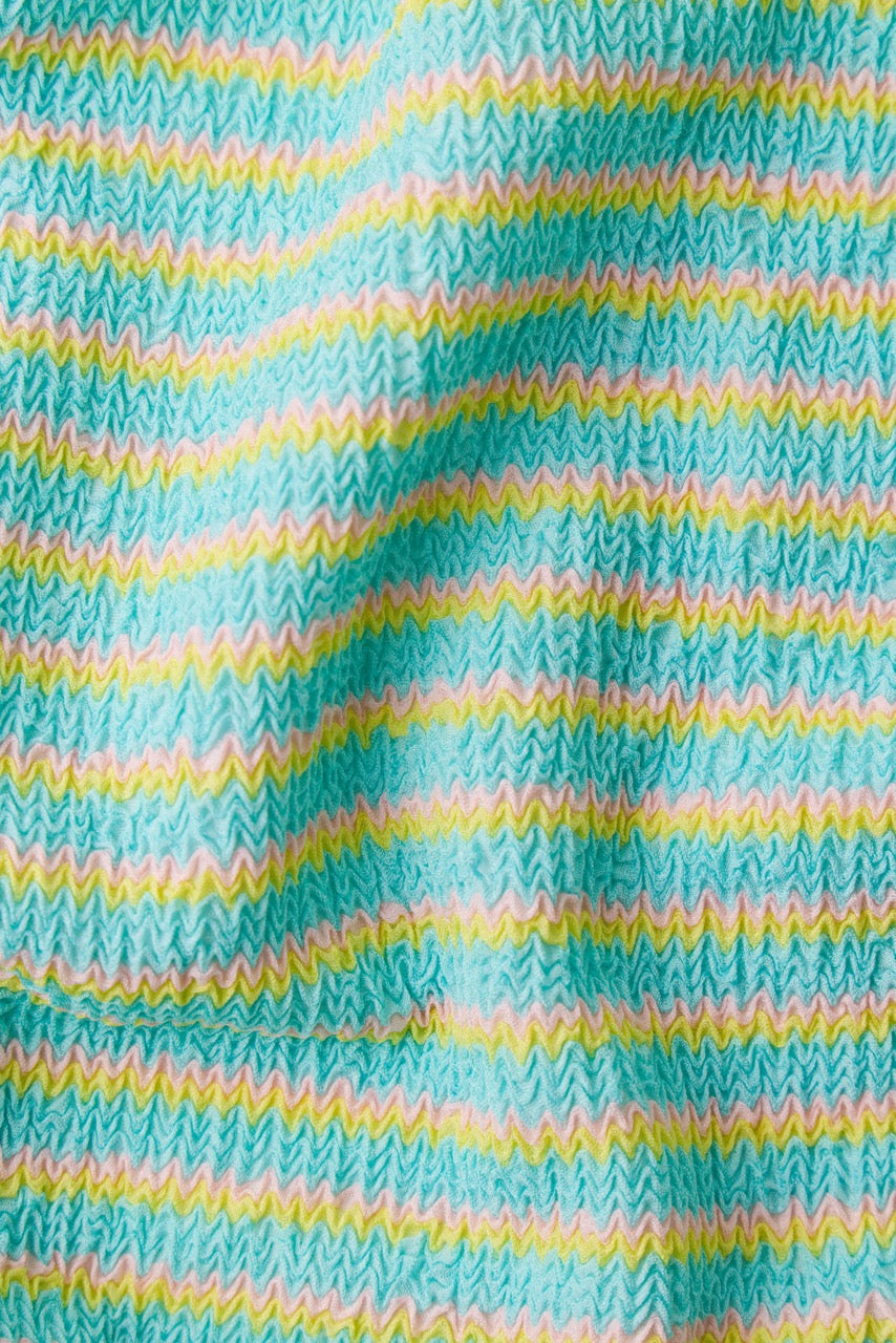 Villa Wrap Top Sunrise Stripe