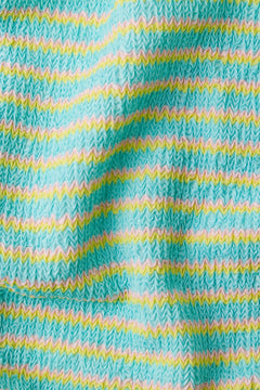 Villa Wrap Top Sunrise Stripe