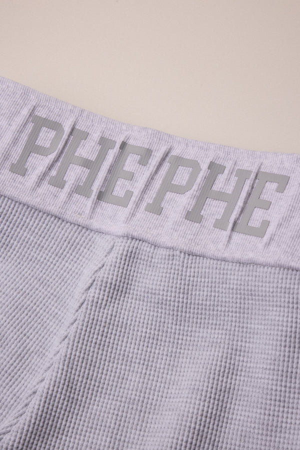 Waffle Pant Light Heather Grey