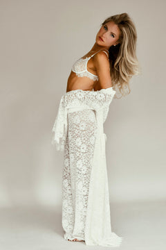 Lace Lounge Pant Pearl