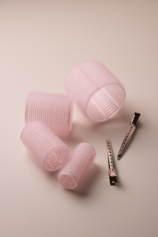 Hair Roller Set Bubblegum Pink