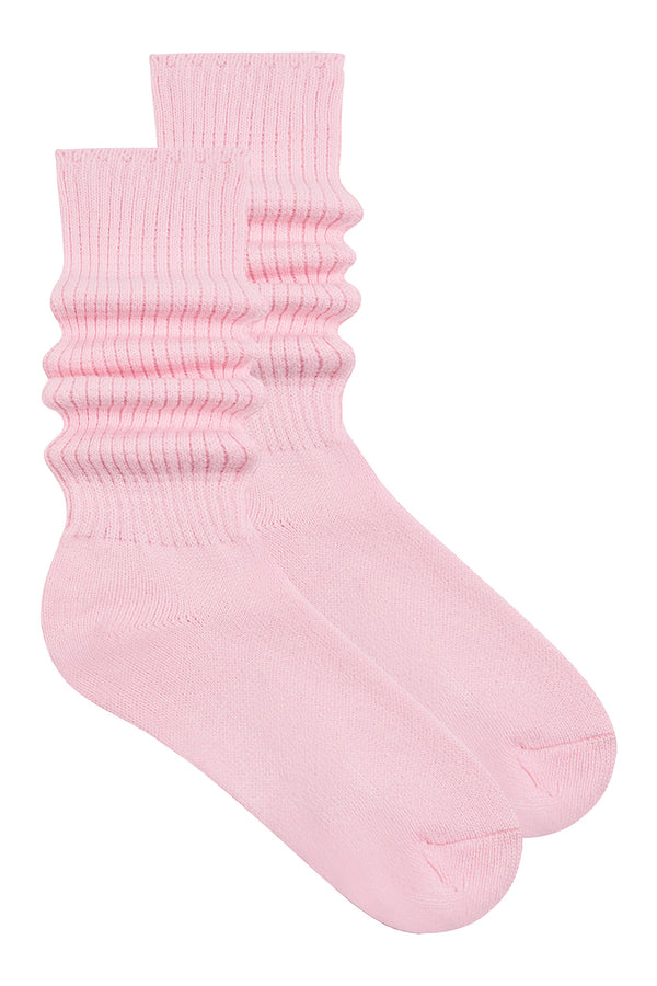 Scrunch Socks Baby Pink
