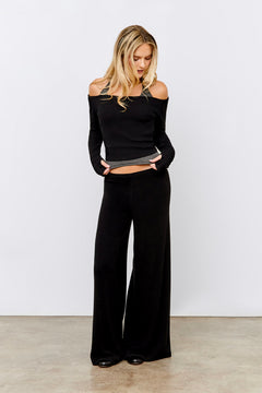 Twofold Top Black