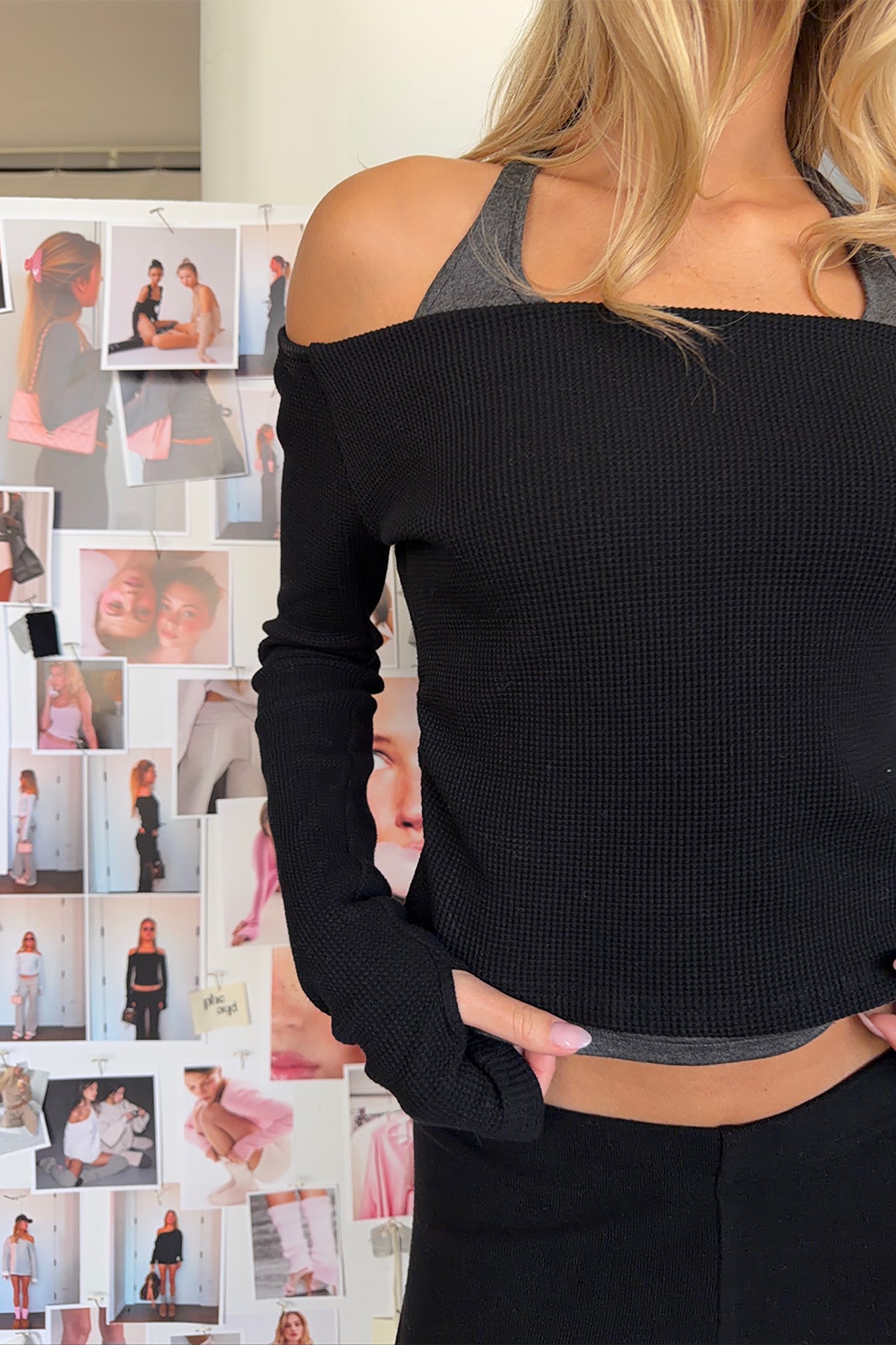 Twofold Top Black – phe phe
